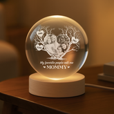 7622LUS2 my favorite people call me grandma crystal ball lamp custom photo gifts for grandma mom 7622LSH5A