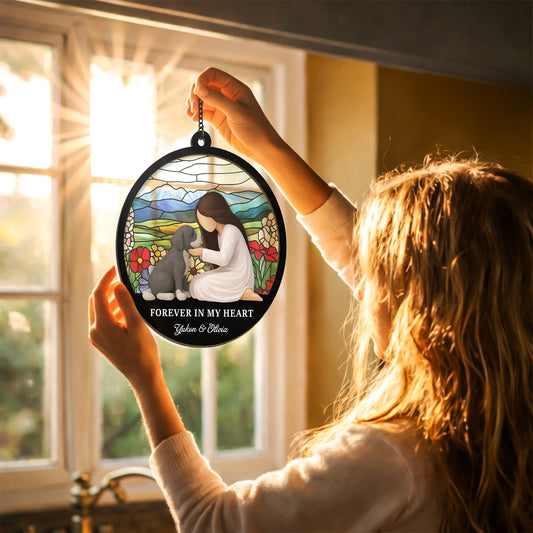 7667UUS2 personalized dog memorial suncatcher gifts for dog lovers 7667ucpnc