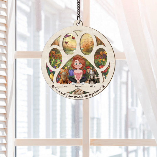 7704UUS2 you left paw prints on my heart_ suncatcher custom gifts for cat lovers 7704uctnd