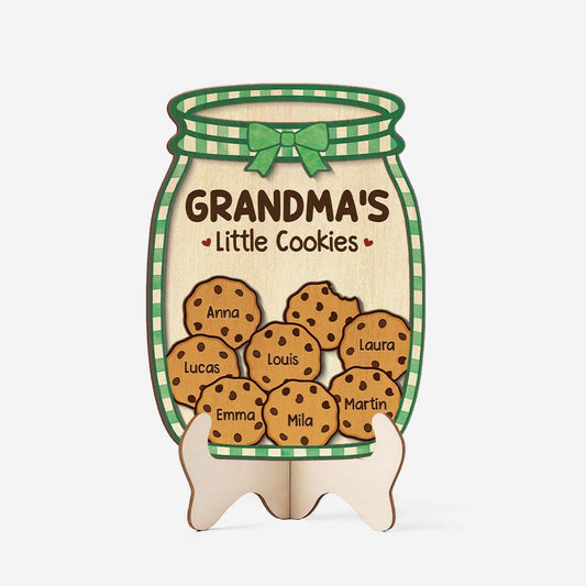 7709QUS1 grandas little cookies wooden plaques custom gifts for grandmamom 7709qcqwa
