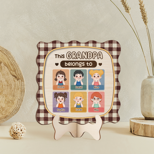 7713QUS2 this grandma belongs to wooden plaque custom gifts for grandparents 7713qskab