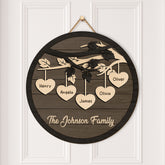 7722QUS2 wooden family name signs personalized gifts for a family 7722q8pni