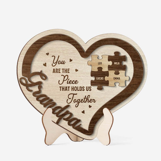 7725QUS1 puzzle wooden name plaques custom gifts for grandpagrandma 7725qtlwb