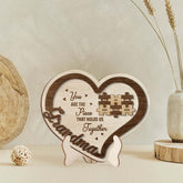 7725QUS2 puzzle wooden name plaques custom gifts for grandpagrandma 7725qtlwb