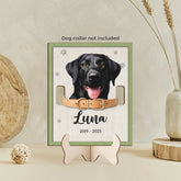 7727QUS2 wooden memorial plaques with photo personalized cat memorial gifts 7727qsqad