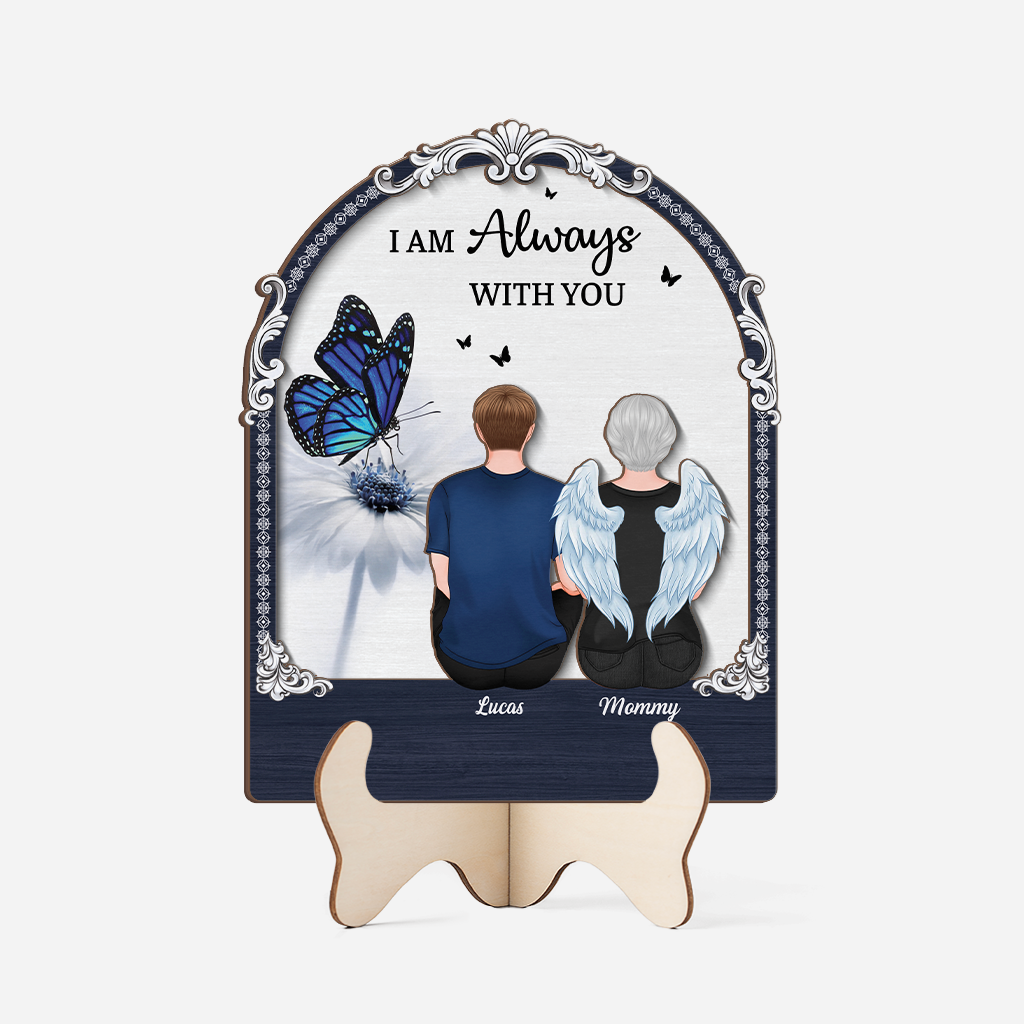 7740QUS1 photo wooden plaques personalized memorial gifts for loss of momdad 7740q3taa