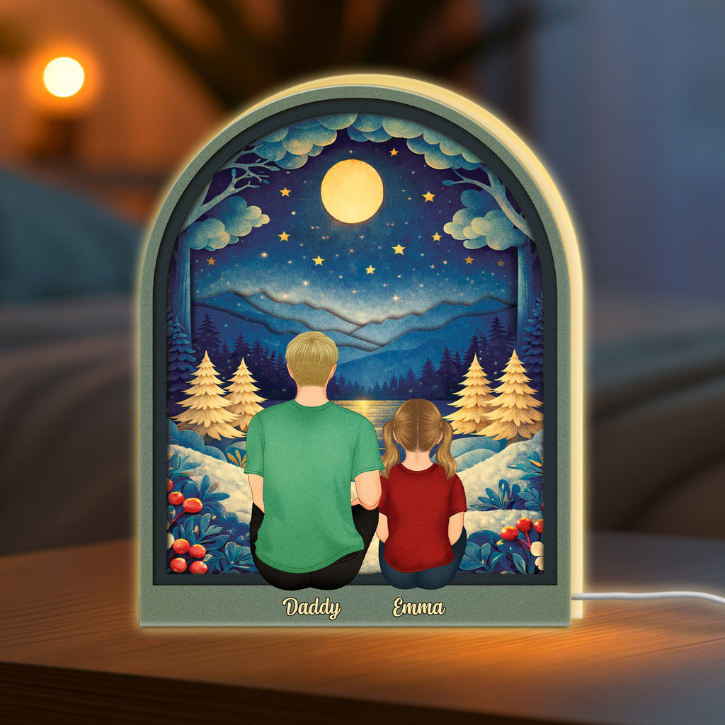 7748LUS2 3d printing effect personalized light box gifts for momdad 7748l3ywa