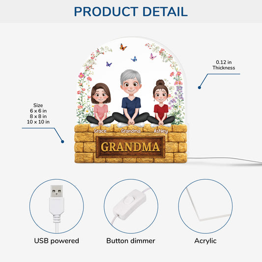 7763LUS2 mother and daughter light box customized gifts for momgrandma 7763l6qna