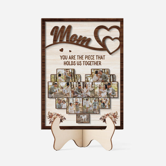 7769QUS1 custom wooden plaques grandmamom you are the piece that holds us together 7769q6pma