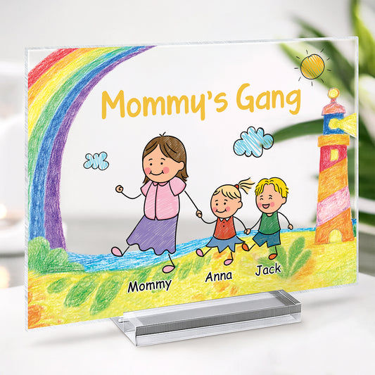 7834RUS2 personalized acrylic plaque with stand gifts for mom and dad 7834rtpta