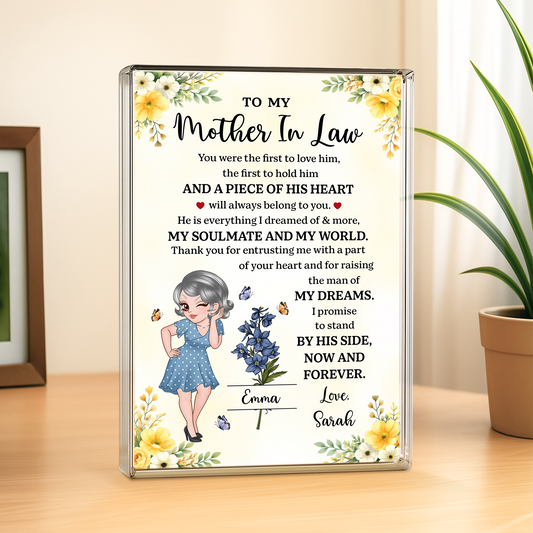 7838RUS2 personalized rectangle acrylic plaque gifts for mother in law 7838r6fwa_c444c968 e7be 4fda afe0 4335a19668fc