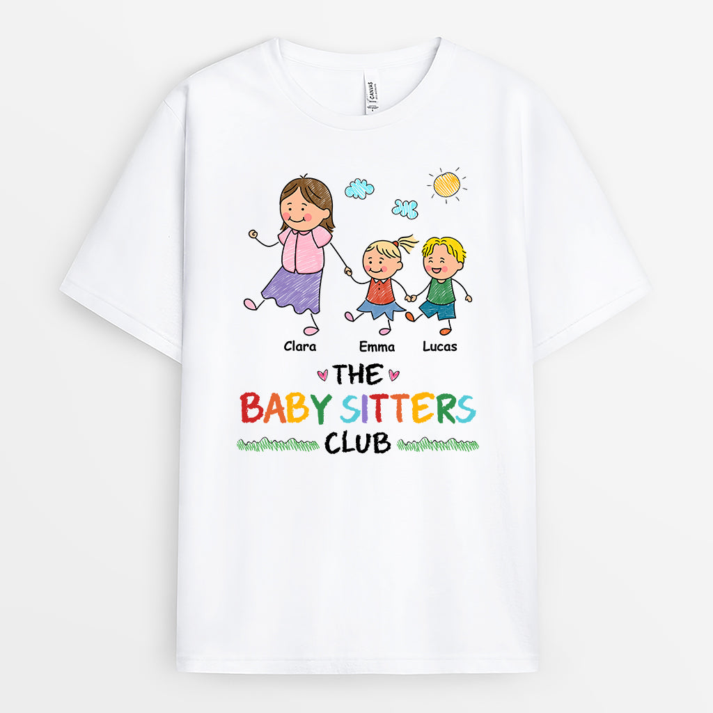 7844AUS1 the babysitters club shirt_ personalized gifts for babysitter_ 7844a6pwa