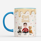 7870MUS2 3d printing effect cat mom mug personalized cat gifts for women 7870m8fcd