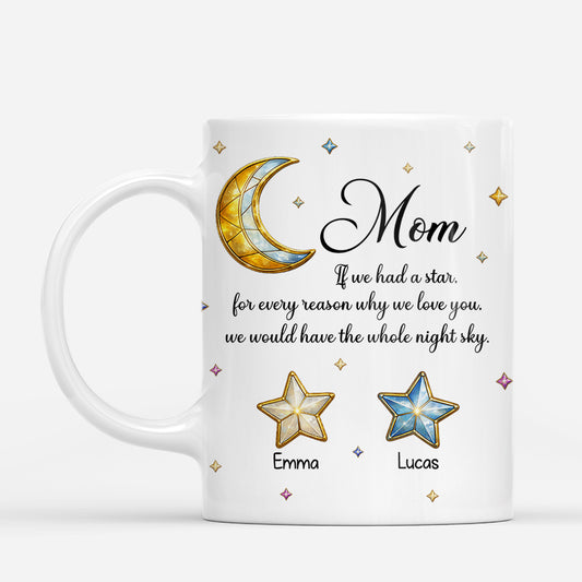 7877MUS1 coffee mug with stars_ and kids names custom gifts for momdad 7877mtlma