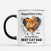7880MUS2 3d printing effect personalized cat mom mug mothers day gifts for cat moms 7880m