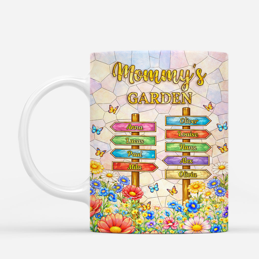 7919MUS2 3d printing effect grandmas garden mug custom mothers day gifts for grandma 7919msfca