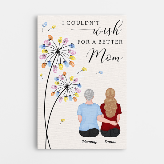 7928CUS1 i couldnt wish for a better mom canvas custom gifts for momdad 7928c3kta_f5f314f0 0147 44e3 b28c 4ca4dd1bb4b3