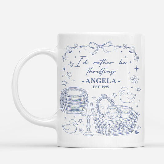 7934MUS1 id rather be thrifting_ mug personalized gifts for her 7934msyna