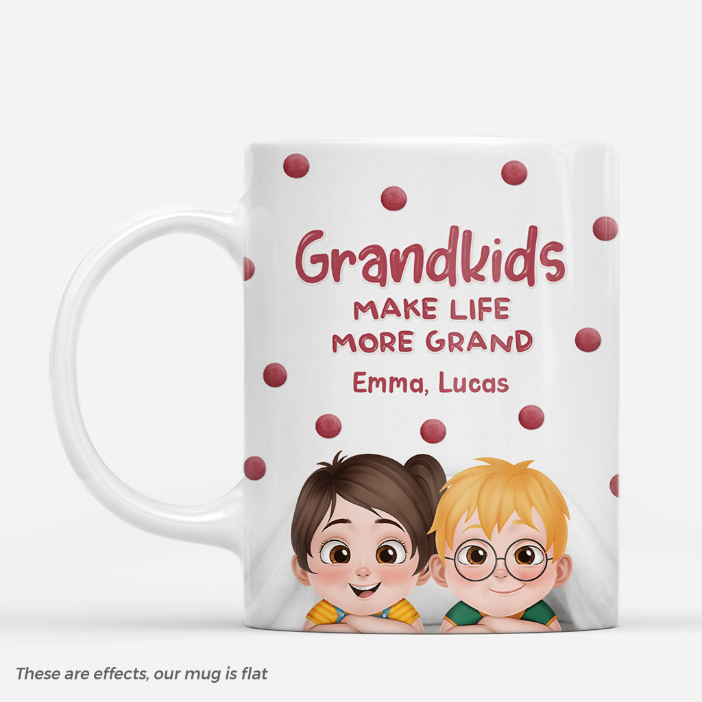 7936MUS1 3d printing effect grandkids make life more grand mug custom grandparent gifts 7936m8fza