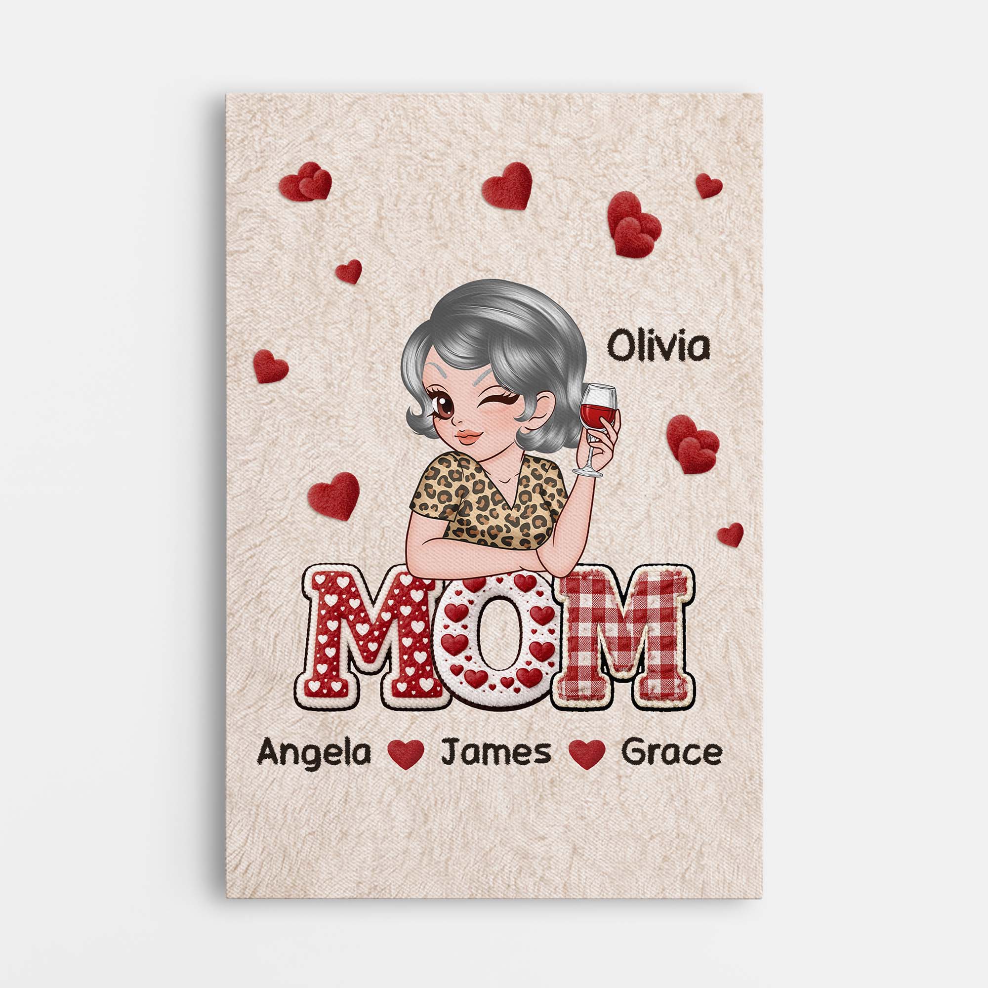 7941US1 mama canvas with names custom canvas gifts for mom_grandma 7941ctqna