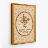 7951CUS2 3d printing effect moms garden gift_ custom canvas for momgrandma 7951ccpca