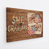 7972CUS2 she is mom canvas with photos personalized gifts for momgrandma 7972ctqna