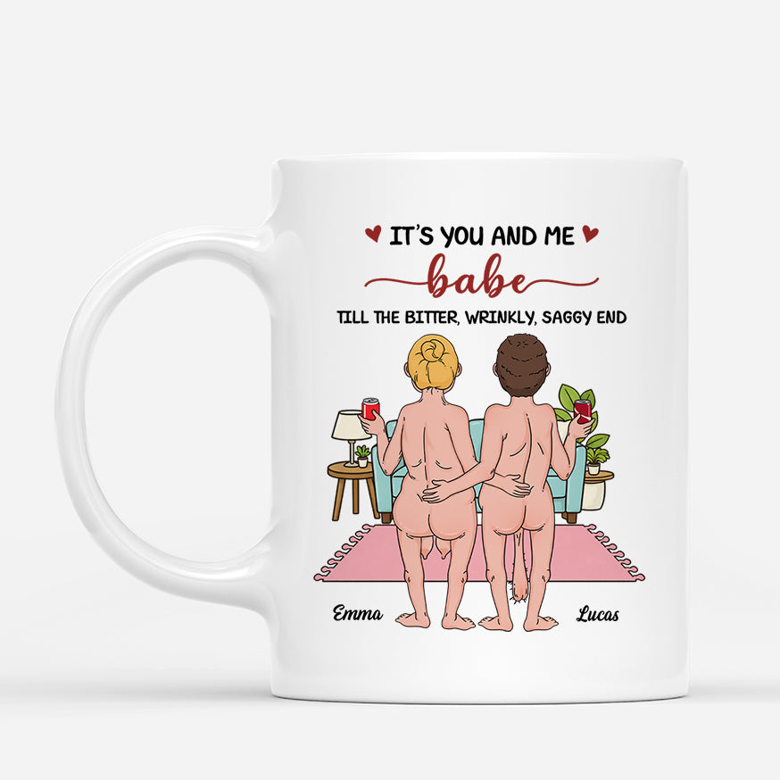7979MUS1 its you and me babe mug funny personalized gifts for couples 7979msqcg