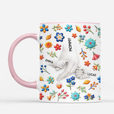 7998MUS1 3d printing effect holding moms hand mug with flowers custom gifts for momgrandma 7998msvma_1