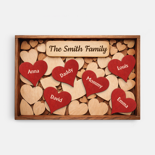 8005CUS1 together we make a family wall art personalized family canvas 8005c6fwi