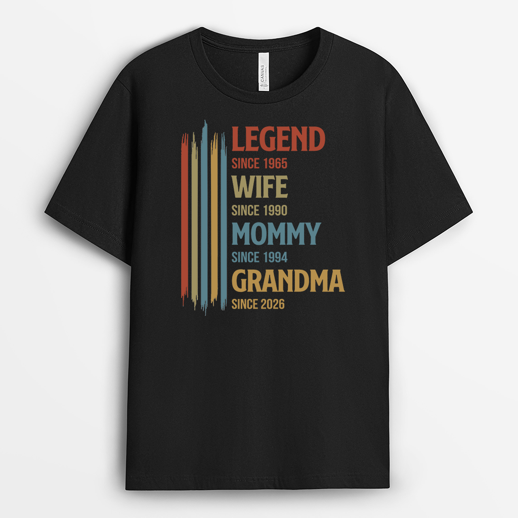 8017AUS1 legend wife mom grandma shirt_ personalized gifts for mothers day 8017a8pha