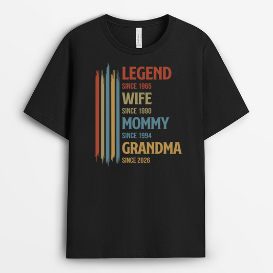 8017AUS1 legend wife mom grandma shirt_ personalized gifts for mothers day 8017a8pha