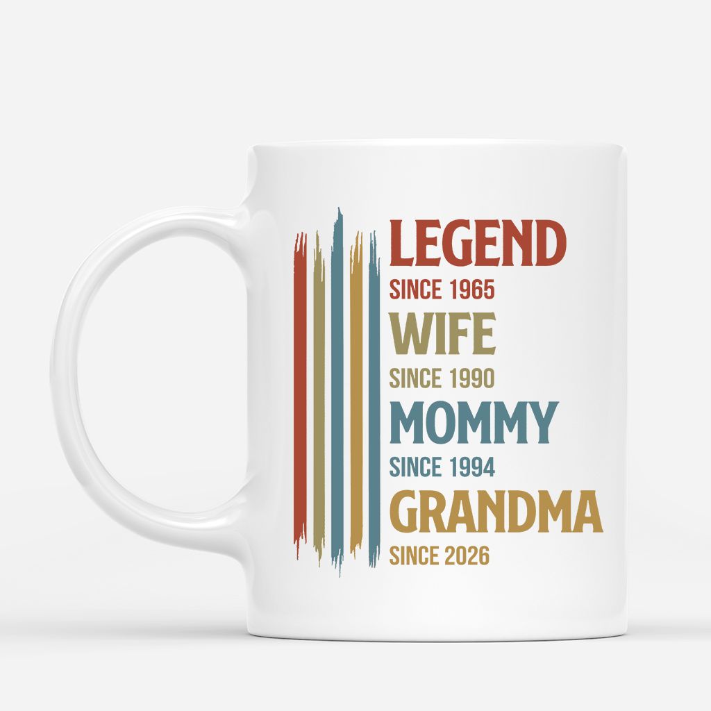 8017MUS1 legend wife mom grandma mug_ personalized gifts for mothers day 8017m8pha