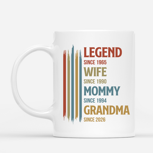 8017MUS1 legend wife mom grandma mug_ personalized gifts for mothers day 8017m8pha