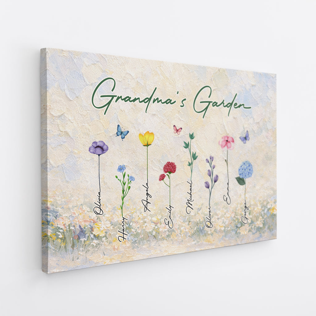 8042CUS2 grandmas garden painting_ canvas custom grandma gifts for mothers day_ 8042ctqta