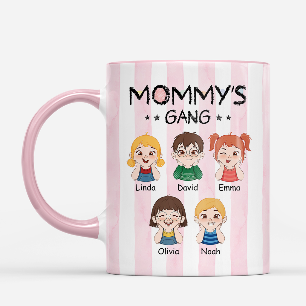 8052MUS1 striped mugs_ with kids names personalized gifts for momdad 8052m8h5a