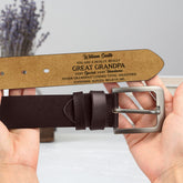 8076JUS2 custom engraved leather belt funny gifts for dadgrandpa 8076j8pzb