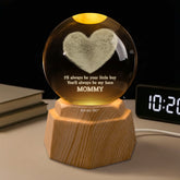 8088LUS2 youll always be my hero 3d crystal ball lamp custom gifts for dadmom 8088l8fwb