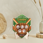 8113QUS2 3d printing effect we caught the best dad wooden plaque custom baseball gifts 8113qsfhb