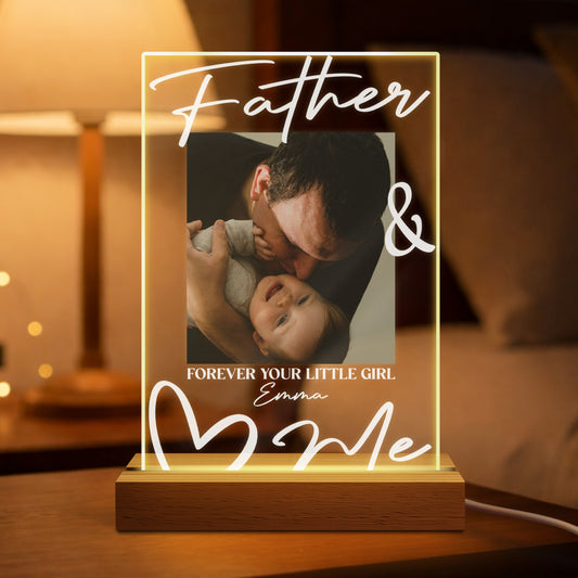 8155LUS1 daddy and me night light personalized photo gifts for dadmom 8155lsymb