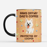 8159MUS2 paws off my moms coffee mug personalized gifts for dog lovers 8159mnvwc