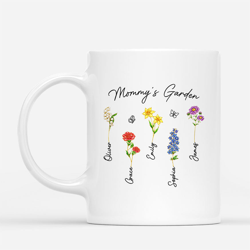 8171MUS1 personalized mug with names grandmamoms garden gift 8171m8v5a_2