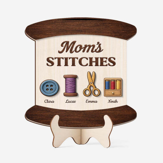8175QUS1 moms stitches wooden plaque custom sewing gifts for momgrandma 8175qclma