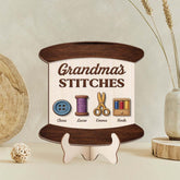 8175QUS2 moms stitches wooden plaque custom sewing gifts for momgrandma 8175qclma