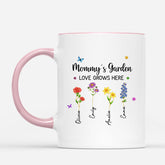 8181MUS2 grandmas garden love grows here mug custom gifts for grandmamom 8181m8v5a