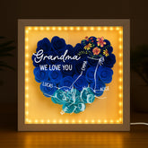 8208OUS2 we love you flower shadow box custom gifts for momgrandma 8208o6paa