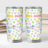 8209TUK2 3d printing effect personalised fist bump tumbler 20oz with paw prints for dogcat lovers 8209tnqnc