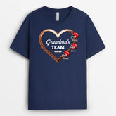 8222AUS2 mommys football team shirt personalized gifts for momgrandma 8222anywa