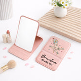 8227AUS2 hand in hand compact mirror personalized gifts for momgrandma 8227aj6paa