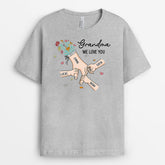 8227AUS2 hand in hand shirt with names personalized gifts for momgrandma 8227a6paa