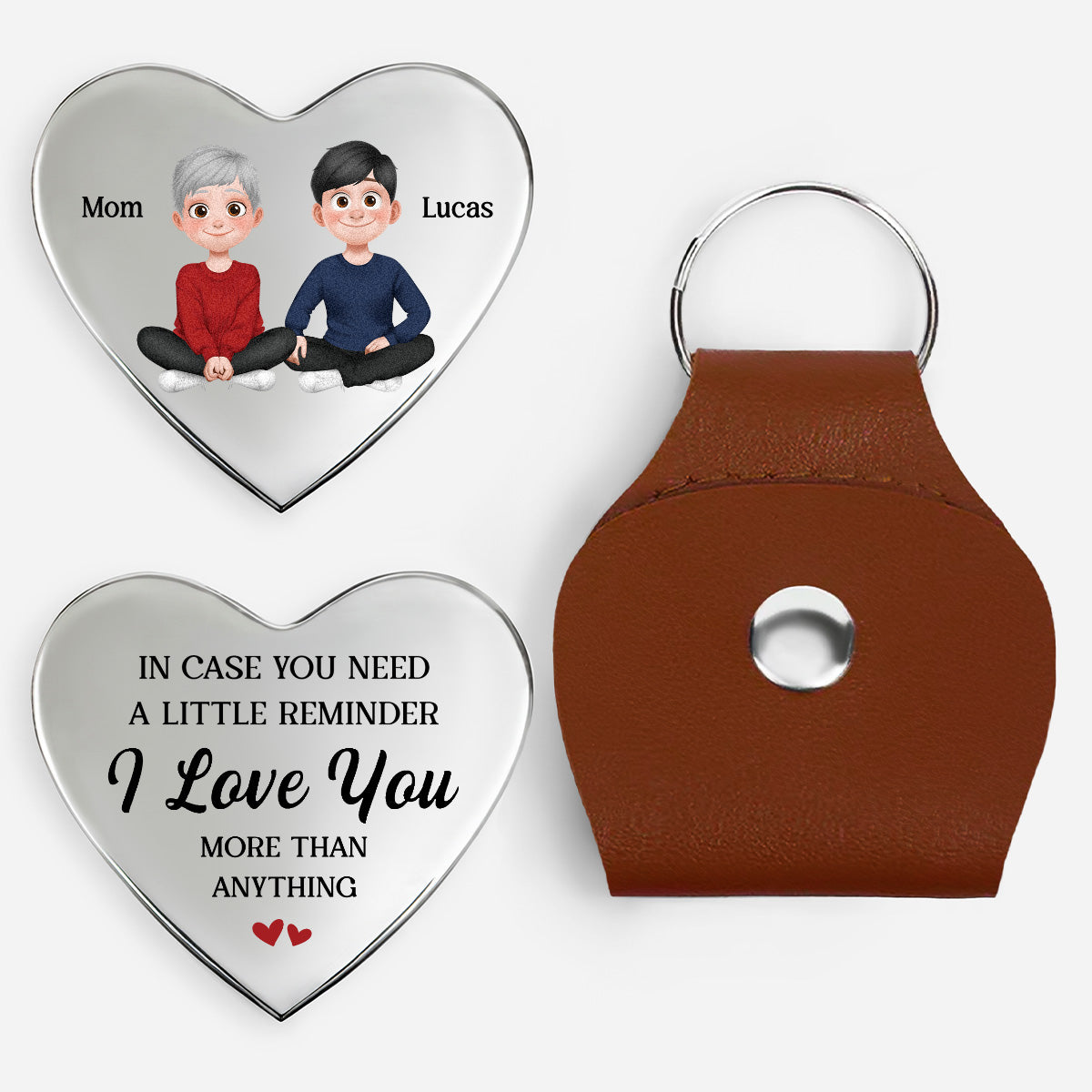 8266AUS1 i love you pocket hug heart custom gifts for momdadgrandmagrandpa 8266aj8lca